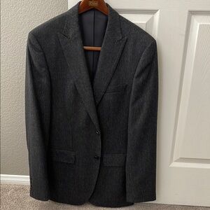 Hugo Boss Men's Black Pinstripe Blazer